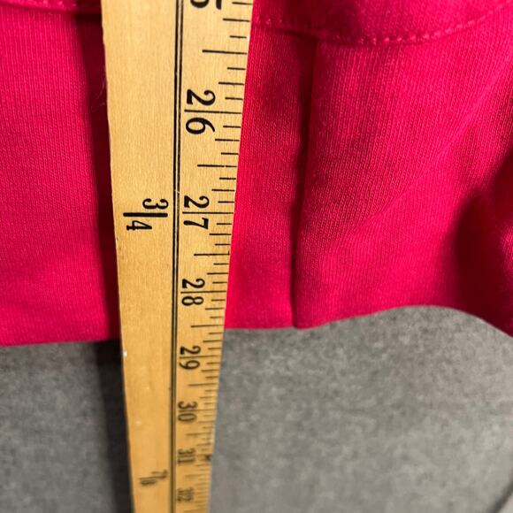 Susan Graver Weekend Regular Marina Knit Blazer Pink Fuchsia Size X-Large - Picture 4 of 9